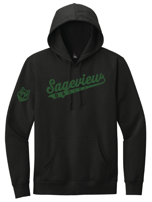 Sageview Script Baseball Hoodie