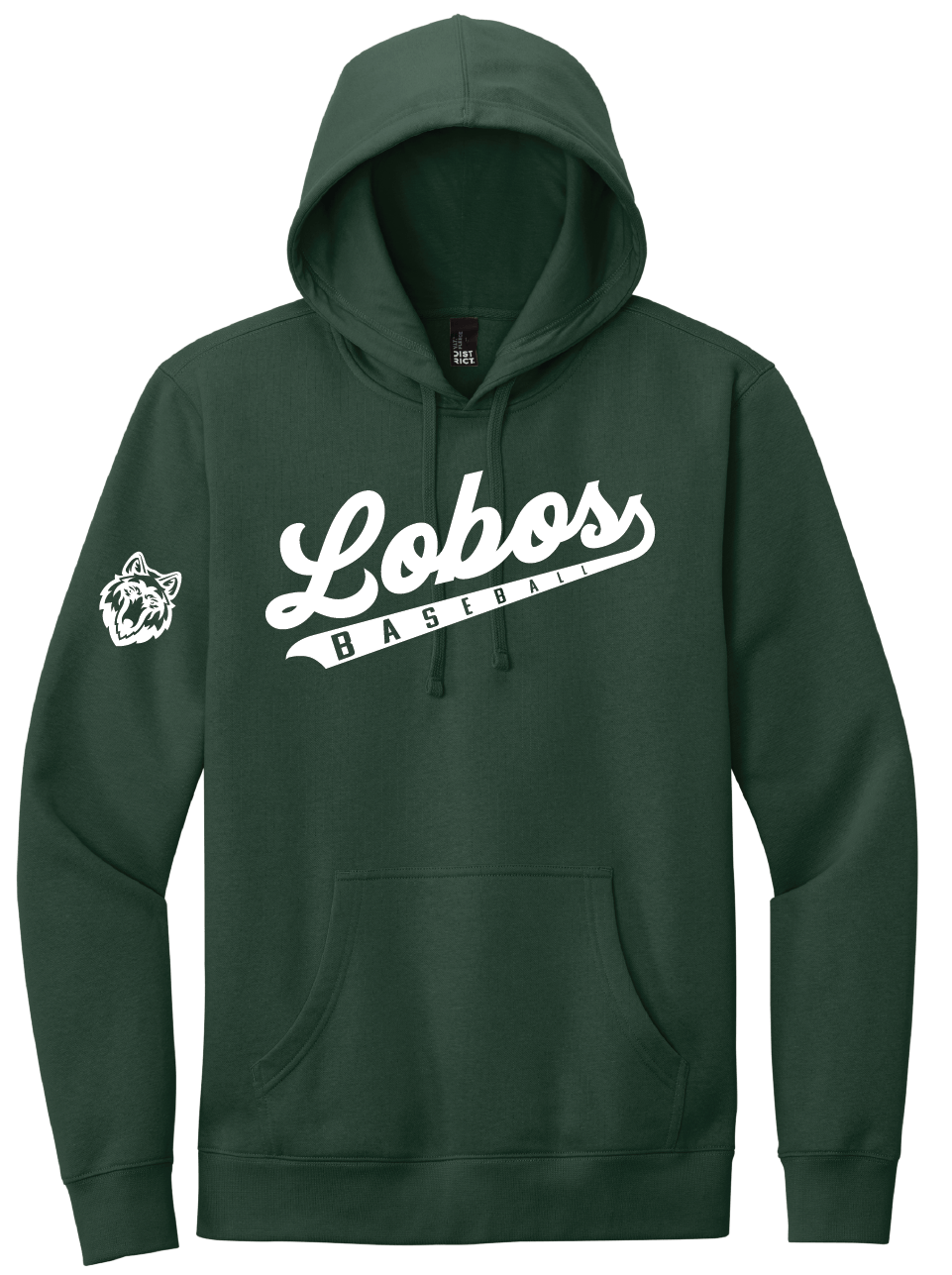 Lobos Script Baseball Hoodie