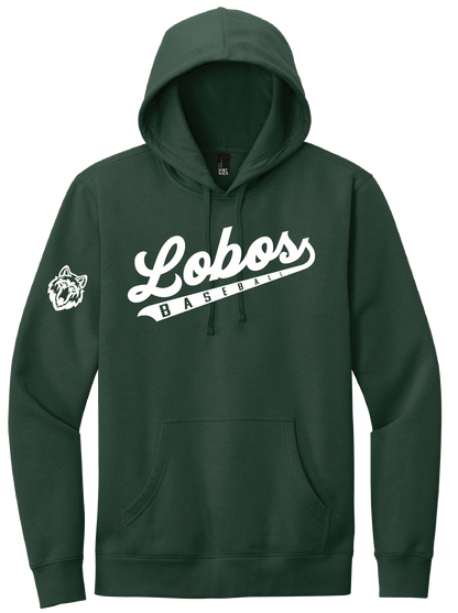 Lobos Script Baseball Hoodie