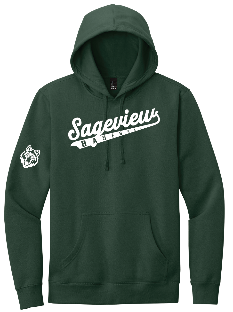 Sageview Script Baseball Hoodie