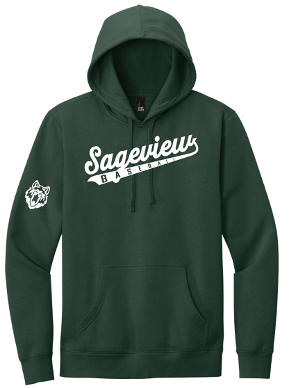 Sageview Script Baseball Hoodie
