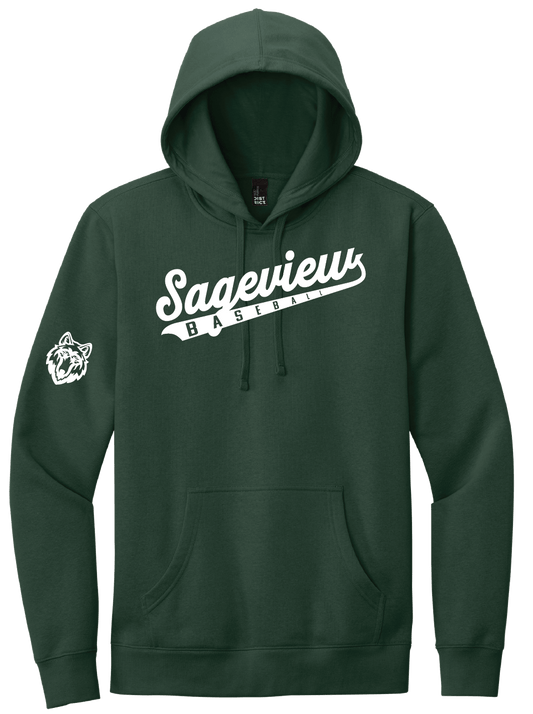 Sageview Script Baseball Hoodie