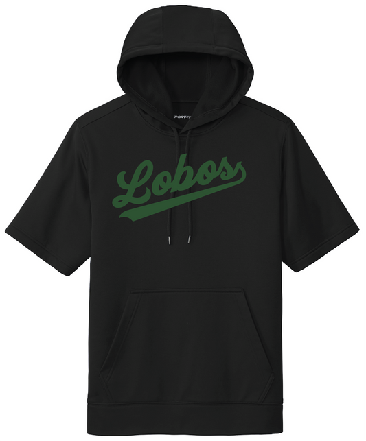 Lobos Script Short Sleeve Hoodie