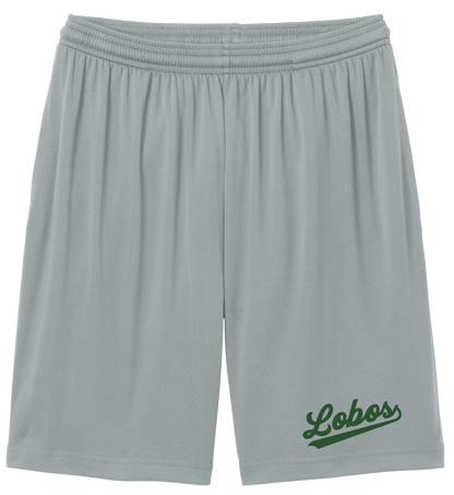 Lobos Script Moisture-Wicking Short