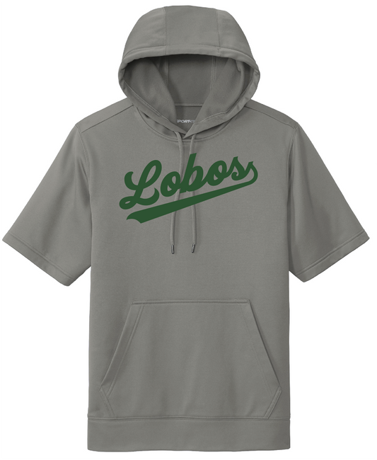 Lobos Script Short Sleeve Hoodie
