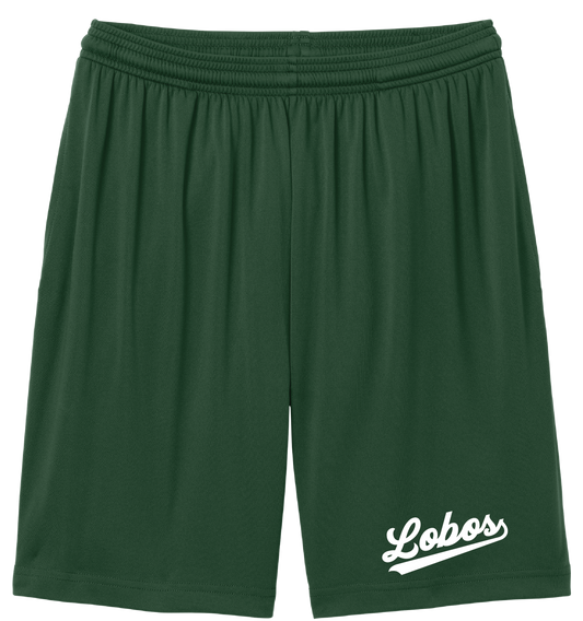 Lobos Script Moisture-Wicking Short