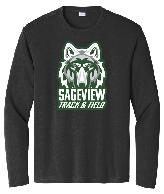 Lobos Track & Field Moisture-Wicking Long Sleeve Tee