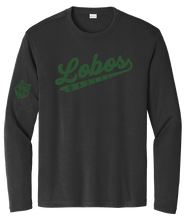 Load image into Gallery viewer, Lobos Script Moisture-Wicking Long Sleeve Tee
