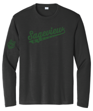 Load image into Gallery viewer, Sageview Script Moisture-Wicking Long Sleeve Tee
