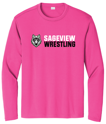 Sageview Girl's Wrestling Lobos Long Sleeve