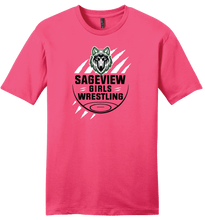 Load image into Gallery viewer, Sageview Girl's Wrestling Team Logo Tee
