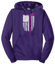 Load image into Gallery viewer, Hockey Flag Hoodie
