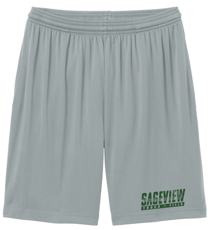 Sageview Track &Field Moisture-Wicking Short