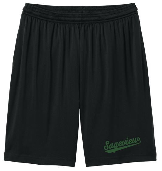 Sageview Script Moisture-Wicking Short