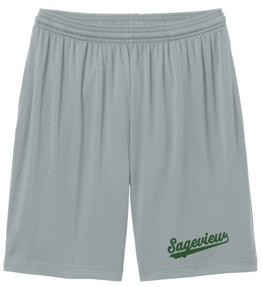 Sageview Script Moisture-Wicking Short