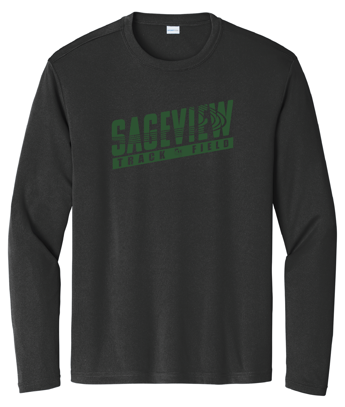 Sageview Track & Field Moisture-Wicking Long Sleeve Tee