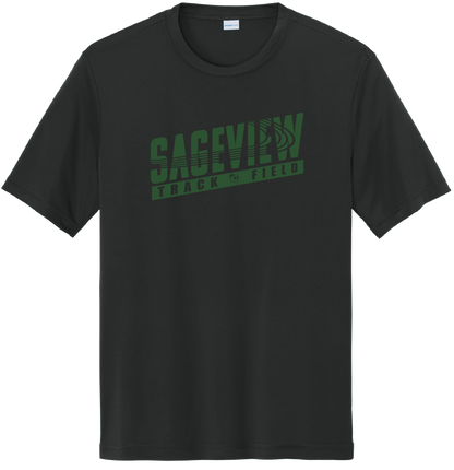 Sageview Track & Field Moisture-Wicking Short Sleeve Tee
