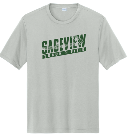 Sageview Track & Field Moisture-Wicking Short Sleeve Tee