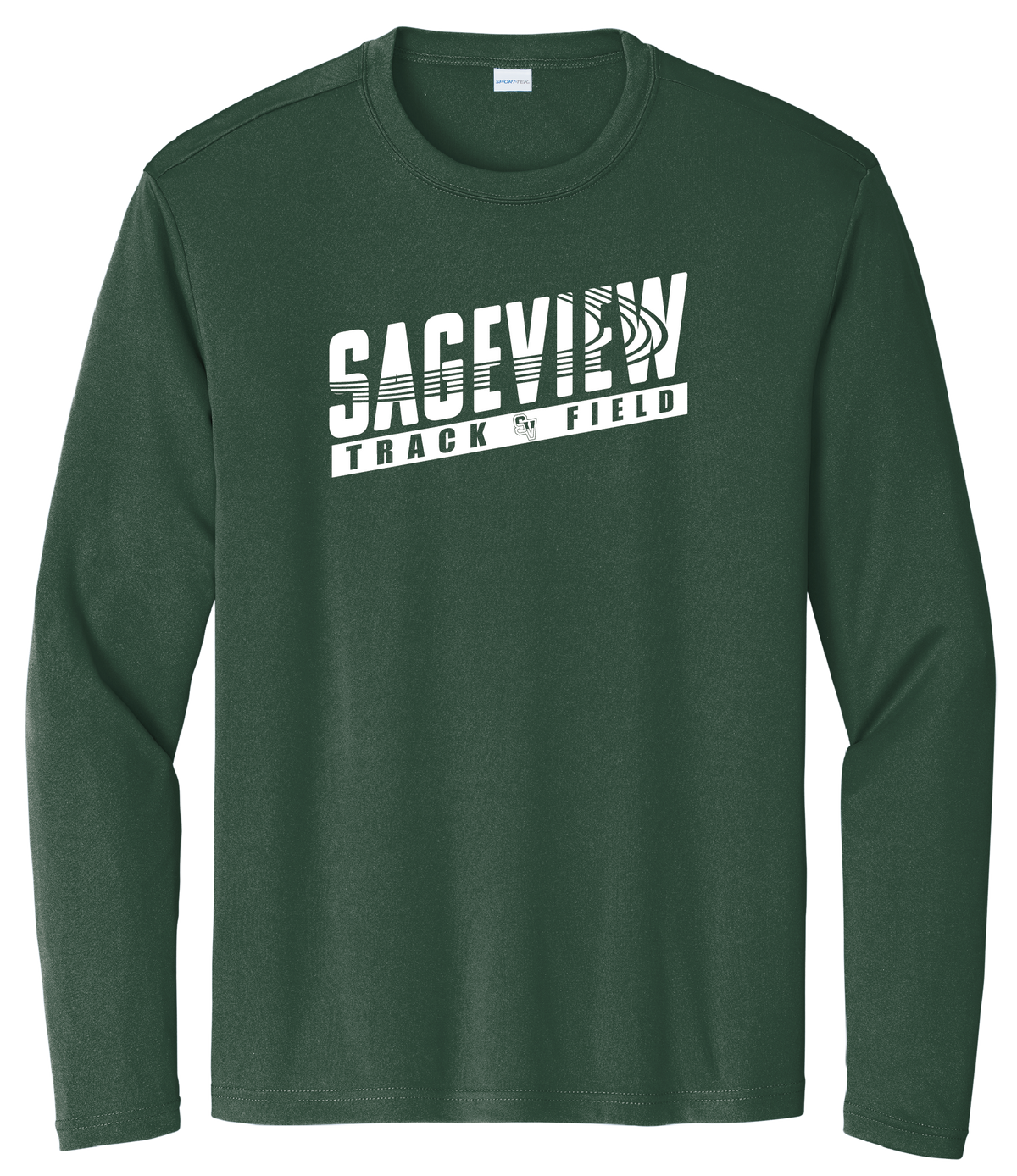 Sageview Track & Field Moisture-Wicking Long Sleeve Tee