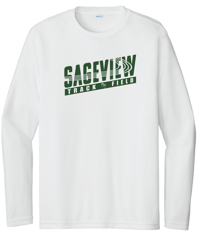 Sageview Track & Field Moisture-Wicking Long Sleeve Tee
