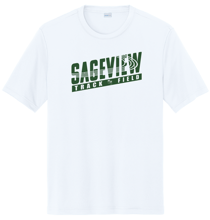 Sageview Track & Field Moisture-Wicking Short Sleeve Tee