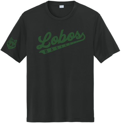 Lobos Script Moisture-Wicking Short Sleeve Tee