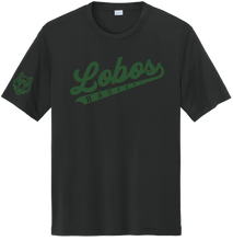 Load image into Gallery viewer, Lobos Script Moisture-Wicking Short Sleeve Tee

