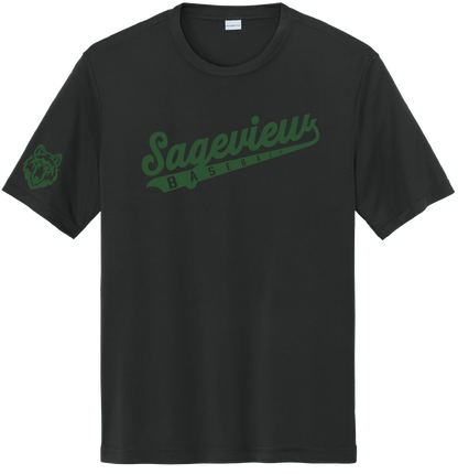 Sageview Script Moisture-Wicking Short Sleeve Tee