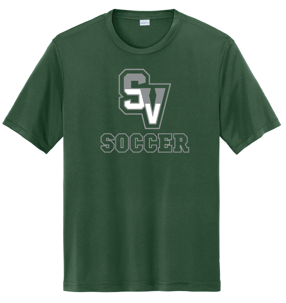 Sageview Soccer Moisture-Wicking Short Sleeve Tee