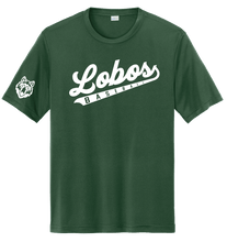 Load image into Gallery viewer, Lobos Script Moisture-Wicking Short Sleeve Tee

