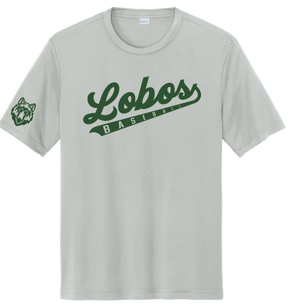 Lobos Script Moisture-Wicking Short Sleeve Tee