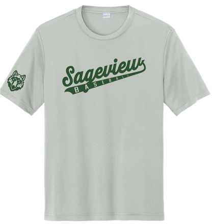 Sageview Script Moisture-Wicking Short Sleeve Tee