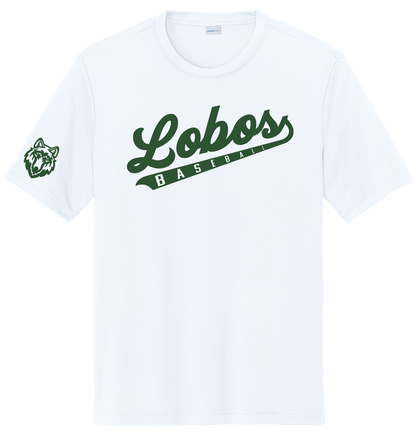 Lobos Script Moisture-Wicking Short Sleeve Tee
