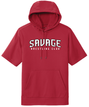 Load image into Gallery viewer, SWC Moisture-Wicking Short Sleeve Hoodie
