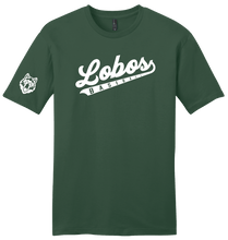Load image into Gallery viewer, Lobos Script Baseball T-Shirt
