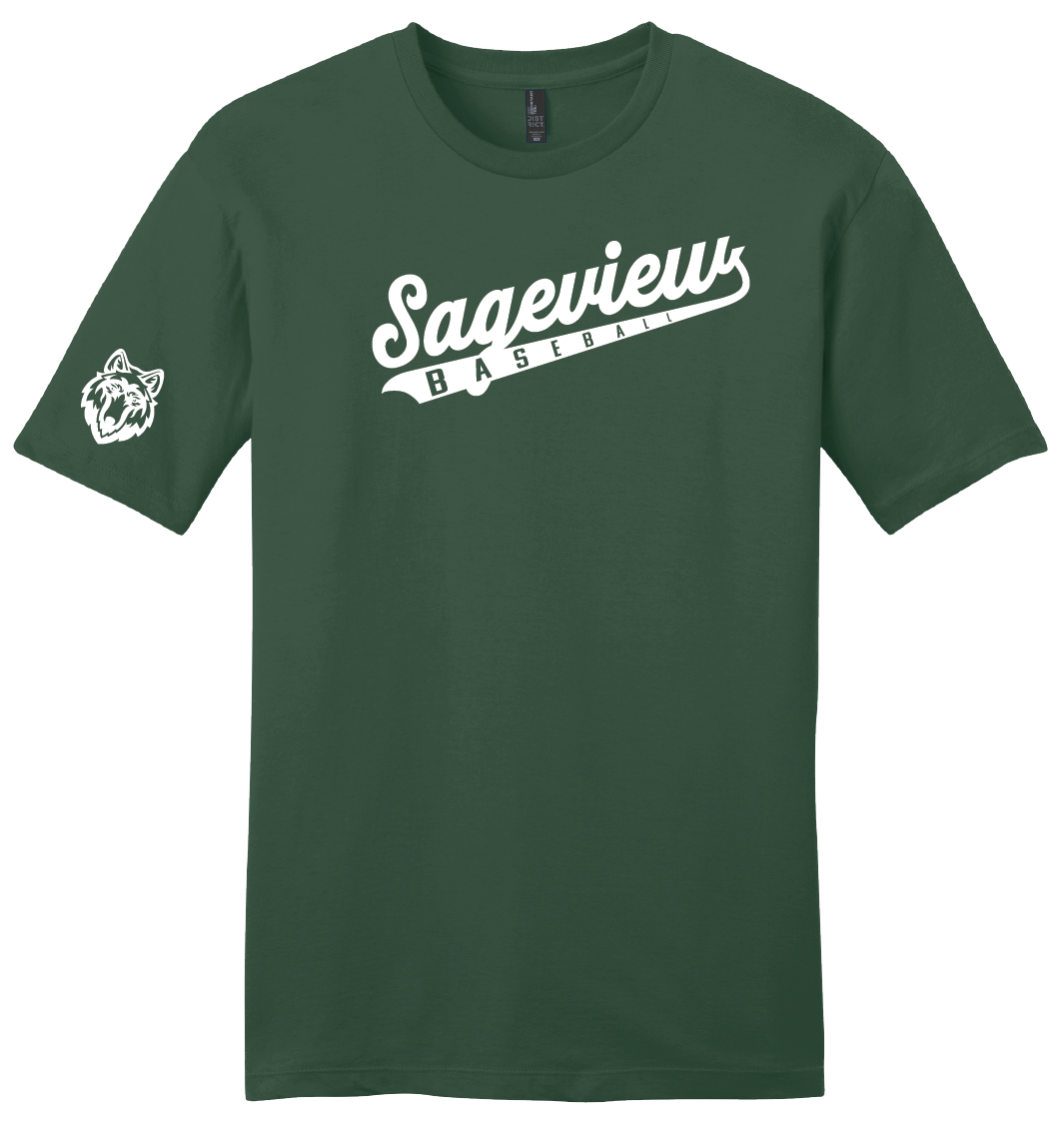 Sageview Script Baseball T-Shirt