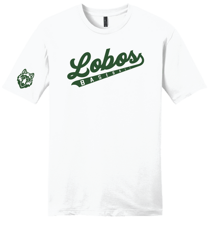 Lobos Script Baseball T-Shirt