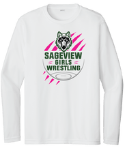 Load image into Gallery viewer, Sageview Girl's Wrestling Team Logo Long Sleeve Pink Edition
