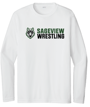 Load image into Gallery viewer, Sageview Girl's Wrestling Lobos Long Sleeve
