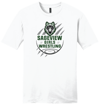 Load image into Gallery viewer, Sageview Girl's Wrestling Team Logo Tee
